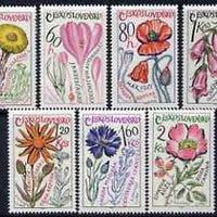 Czechoslovakia 1965 Medicinal Plants set of 7 unmounted mint, SG 1538-44