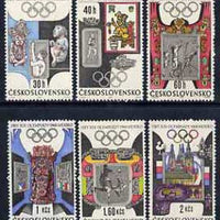 Czechoslovakia 1968 Mexico Olympics set of 6 unmounted mint, SG1732-37