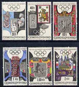 Czechoslovakia 1968 Mexico Olympics set of 6 unmounted mint, SG1732-37