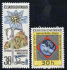 Czechoslovakia 1971 50th Anniversaries set of 2 (Slovak Terachers' Choir & Slovak Alpine Organisation) unmounted mint, SG1957-58