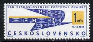 Czechoslovakia 1966 Stamp Day - Carrier Pigeon, unmounted mint, SG1624