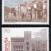 Spain 1998 World Heritage Sites (Silk Exchange, Valencia & Fortified City, Cuenca) set of 2 unmounted mint, SG3491-92