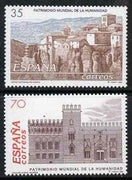 Spain 1998 World Heritage Sites (Silk Exchange, Valencia & Fortified City, Cuenca) set of 2 unmounted mint, SG3491-92