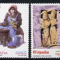 Spain 1998 Christmas set of 2 unmounted mint, SG3525-26