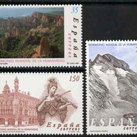 Spain 2000 UNESCO World Heritage Sites set of 3,unmounted mint, SG3674-76