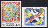 France 1981 Philatelic Creations set of 2 unmounted mint (The Divers by Pignon and Alleluia by Manessier), SG2434-35