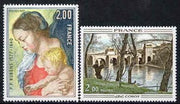 France 1977 French Art set of 2 (Rubens & Corot),unmounted mint, SG2159-60