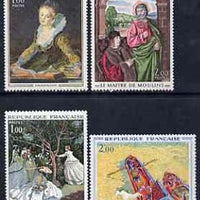 France 1972 French Art set of 4 unmounted mint, SG1944-47