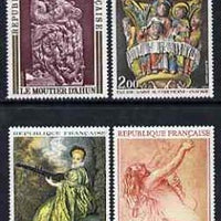 France 1973 French Art set of 4 unmounted mint, SG1985-88