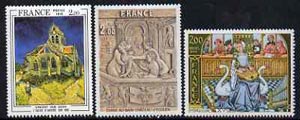 France 1979,Art set of 3 unmounted mint, SG2290-92