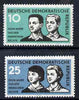 Germany - East 1958 Declaration of Human Rights 10th Anniversary set of 2 unmounted mint, SG E403-04