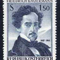 Austria 1962 Death Cent of Friedrich Gauermann (painter) unmounted mint, SG1387
