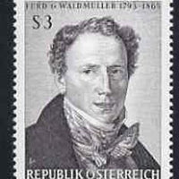 Austria 1965 Death Cent of F G Waldmuller (painter) unmounted mint, SG1456