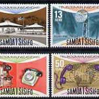Samoa 1977 Telecommunications project set of 4,unmounted mint, SG 492-95