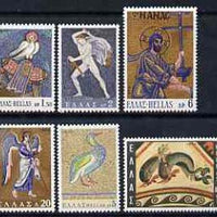 Greece 1970 Greek Mosaics set of 6 unmounted mint, SG 1125-30