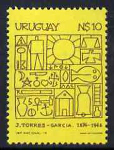 Uruguay 1979 Death Anniversary of Joaquim Torres-Garcia (artist) unmounted mint, SG1719
