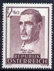 Austria 1957 Birth Cent of Wagner von Jauregg (psychiatrist) unmounted mint, SG1289