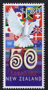 New Zealand 1995 50th Anniversary of United Nations unmounted mint, SG 1942