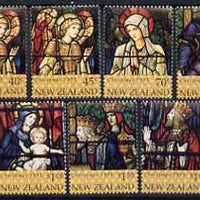 New Zealand 1995 Christmas stained glass windows set of 7 unmounted mint, SG1916a-1922a