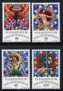 Liechtenstein 1977 Signs of the Zodiac (3rd series) - Scorpio, Sagittarius, Capricorn & Aquarius - unmounted mint SG710-13
