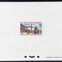 Senegal 1964 Industries 85f Mineral Wharf epreuve de luxe sheet in issued colours, as SG281