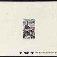 France 1961 Thann 20c epreuve de luxe sheet in issued colours, as SG 1537