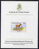 Lesotho 1984 Oribi Calf 30s (from Baby Animals issue) imperf proof mounted on Format International proof card, as SG 613