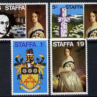 Staffa 1969 Definitive set of 4 (probably one of the scarcest issues) designs show Mendelssohn, Fingal's Caves, Arms & Queen Victoria unmounted mint*