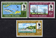 British Virgin Islands 1967 Bermuda to Tortola Telephone Service set of 3 unmounted mint SG 217-19