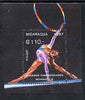 Nicaragua 1987 Pan American Games (Gymnastics) perf m/sheet cto used, SG MS 2902