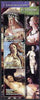 Madagascar 2004 Erotic Paintings #02 perf sheetlet containing 3 values unmounted mint
