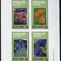 Eynhallow 1982 Flowers #30 imperf set of 4 values unmounted mint