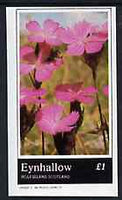 Eynhallow 1982 Flowers #30 imperf souvenir sheet (£1 value) unmounted mint