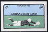 Gairsay 1982 Football World Cup imperf deluxe sheet (£2 value) unmounted mint