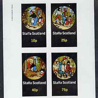 Staffa 1982 Fairy Tales (Hansel & Gretel) imperf sheetlet containing set of 4 values unmounted mint
