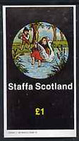 Staffa 1982 Fairy Tales (Hansel & Gretel) imperf souvenir sheet (£1 value) unmounted mint