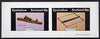 Eynhallow 1981 Early Woodworking Tools imperf sheetlet containing set of 2 values unmounted mint