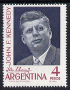 Argentine Republic 1964 Kennedy Memorial unmounted mint SG 1109*