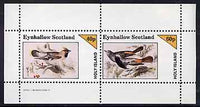 Eynhallow 1982 Birds #42 perf sheetlet containing set of 2 values unmounted mint