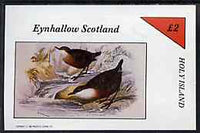 Eynhallow 1982 Birds #42 imperf deluxe sheet (£2 value) unmounted mint