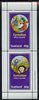Eynhallow 1981 Fairy Tales (Jack the Giant Killer) perf sheetlet containing set of 2 values unmounted mint
