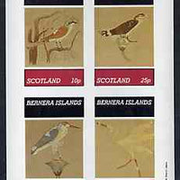 Bernera 1981 Wall Paintings of Birds imperf sheetlet containing set of 4 values unmounted mint