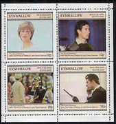 Eynhallow 1981 Royal Wedding perf sheetlet containing set of 4 values unmounted mint