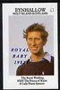 Eynhallow 1982 Royal Baby opt on Royal Wedding imperf souvenir sheet (£1 value) unmounted mint