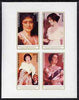 Gairsay 1980 Queen Mother's 80th Birthday imperf sheetlet containing set of 4 values unmounted mint