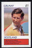 Grunay 1981 Royal Wedding imperf souvenir sheet (£1 value) unmounted mint