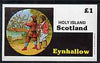 Eynhallow 1982 Fairy Tales (Robinson Crusoe) imperf souvenir sheet (£1 value) unmounted mint