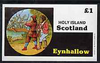 Eynhallow 1982 Fairy Tales (Robinson Crusoe) imperf souvenir sheet (£1 value) unmounted mint