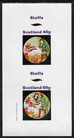 Staffa 1982 Fairy Tales (Little Red Riding Hood) imperf set of 2 values unmounted mint