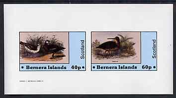 Bernera 1982 Birds #34 imperf set of 2 values unmounted mint